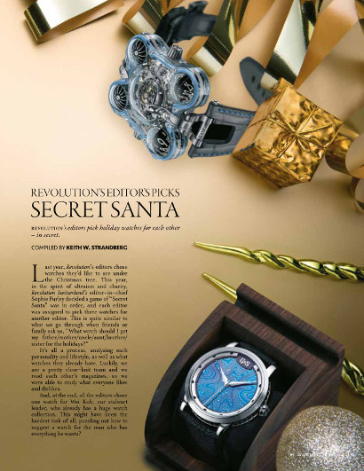 GoS in Revolution Magazine Christmas special