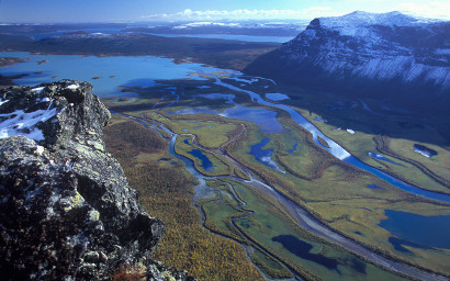 View of Sarek National Park